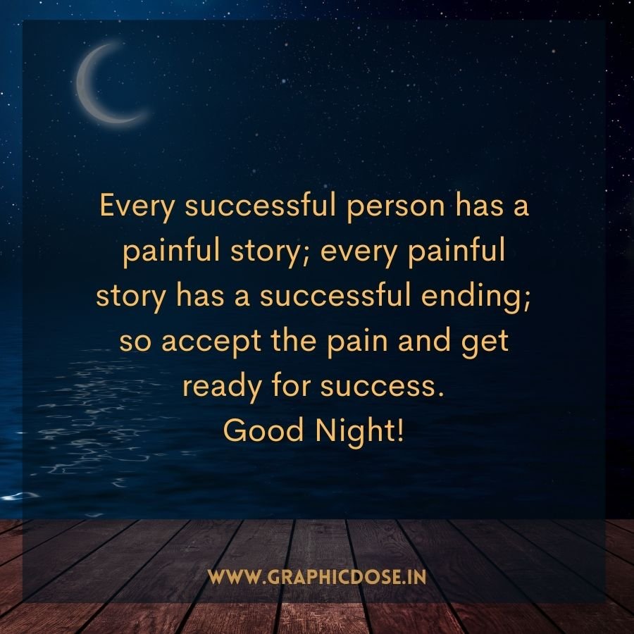 Quote about painful stories leading to successful endings