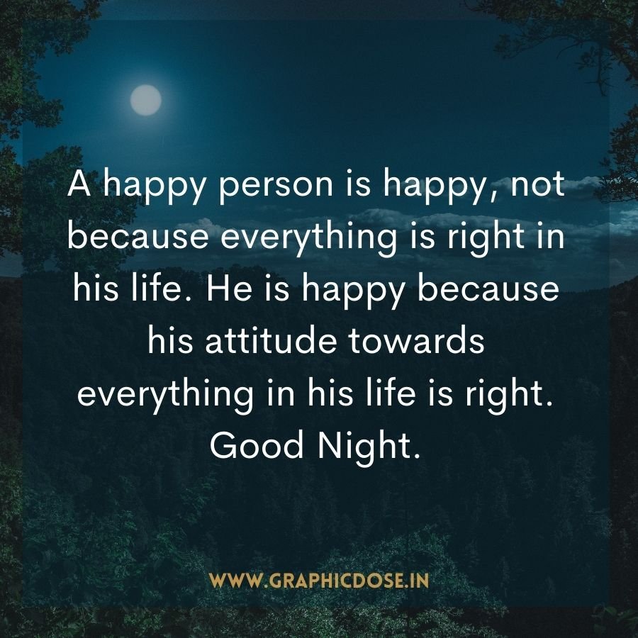 Quote explaining how happiness depends on right attitude