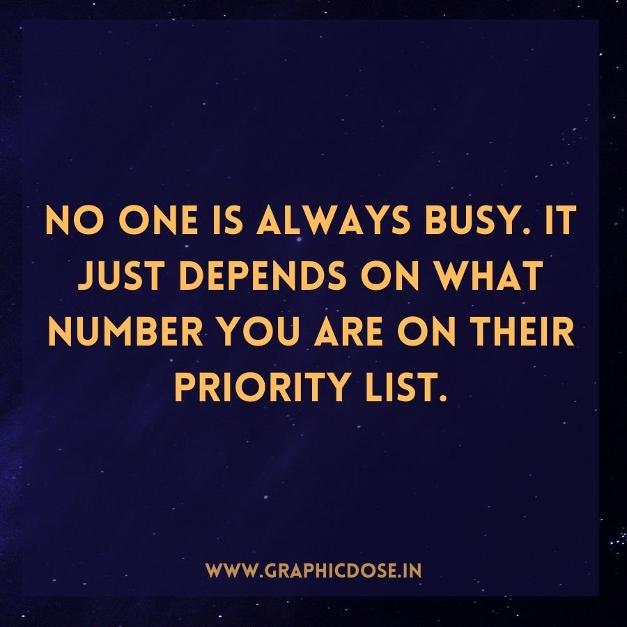 Reflective bedtime quote on priorities and time