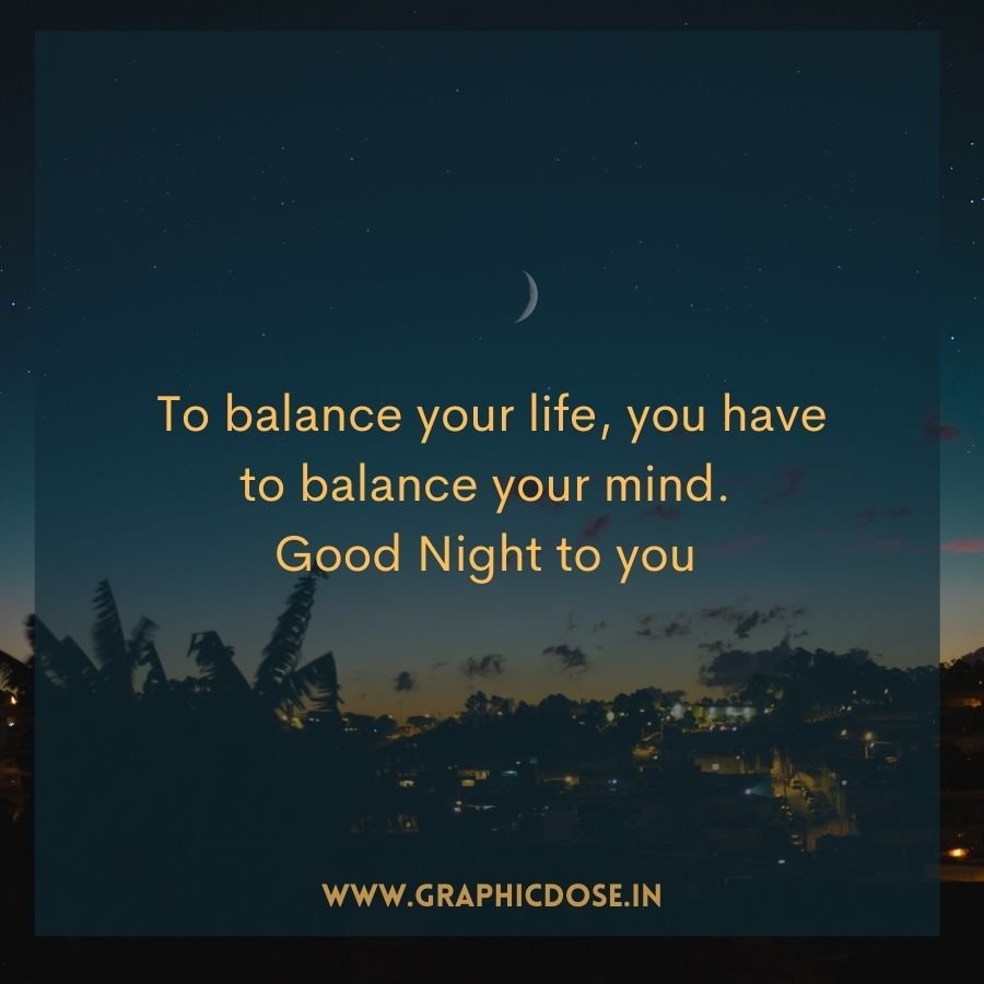 Quote on balancing your mind to balance your life