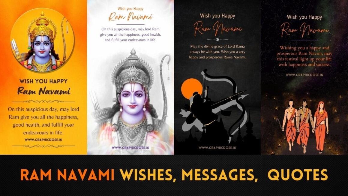 Happy Ram Navami wishes quotes and messages banner