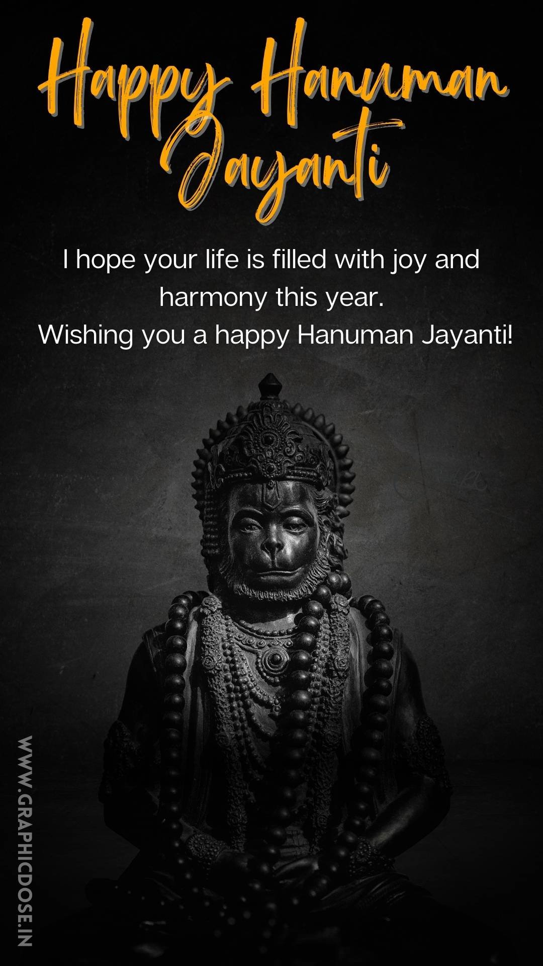 Wishing life filled with joy and courage on Hanuman Jayanti